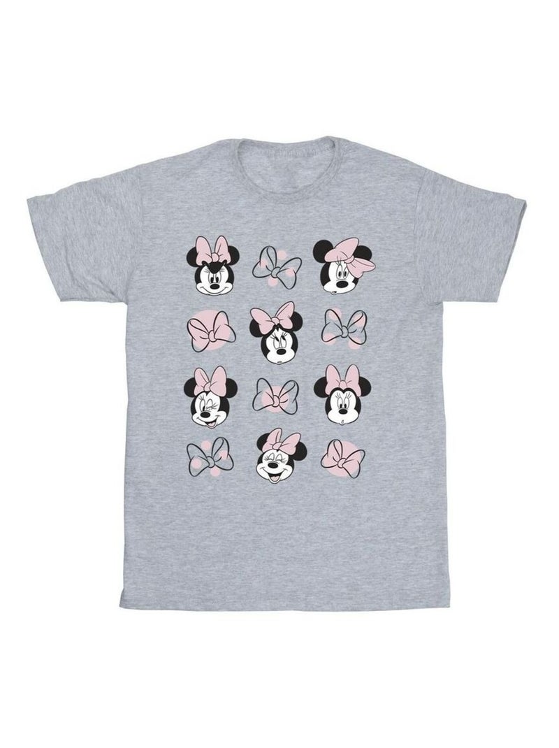 Disney - Camiseta de Minnie Mouse Múltiple para Hombre Gris jaspeado - Kiabi