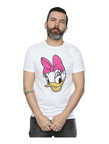 Disney - Camiseta de Pata Daisy Caras Pintadas para Hombre