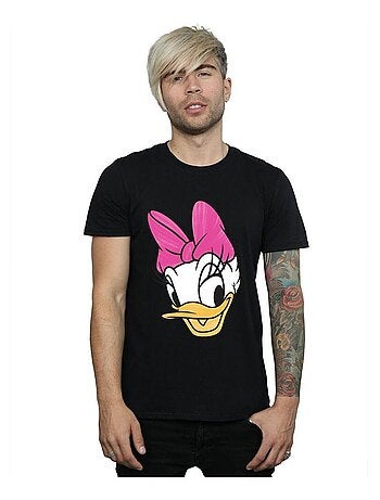 Disney - Camiseta de Pata Daisy Caras Pintadas para Hombre