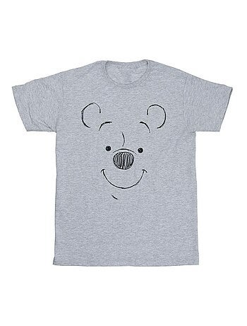 Disney - Camiseta de Winnie the Pooh Cara para Hombre