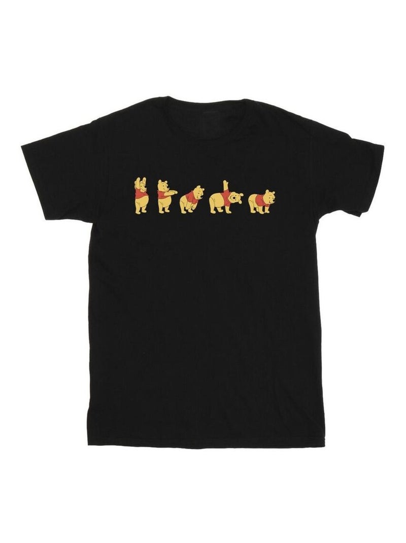 Disney - Camiseta de Winnie the Pooh Estirando para Hombre Negro - Kiabi