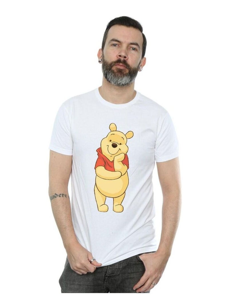 Disney - Camiseta de Winnie the Pooh Gracioso para Hombre Blanco - Kiabi