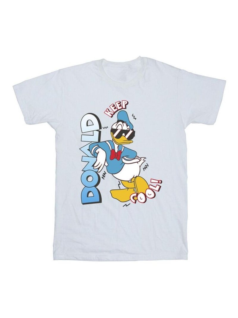 Disney - Camiseta Donald Duck Cool para Hombre Blanco - Kiabi
