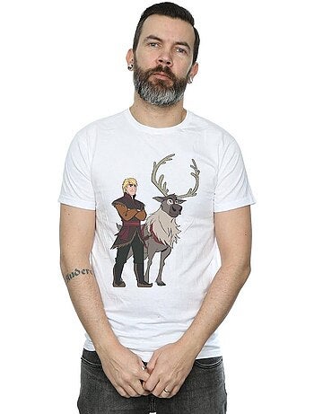 Disney - Camiseta Frozen 2 de Sven y Kristoff para Hombre