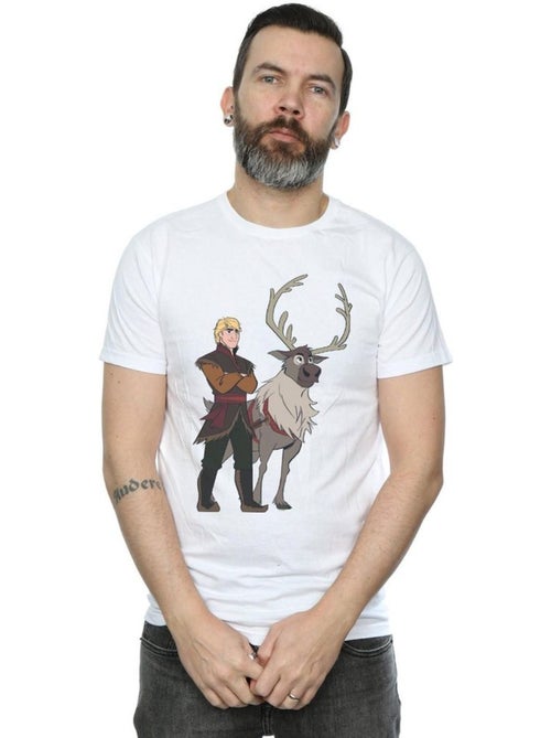 Disney - Camiseta Frozen 2 de Sven y Kristoff para Hombre - Kiabi Disney - Camiseta Frozen 2 de Sven y Kristoff para Hombre - Kiabi