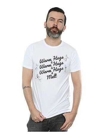 Disney - Camiseta Frozen 2 Warm Hugs And Melt de Olaf para Hombre