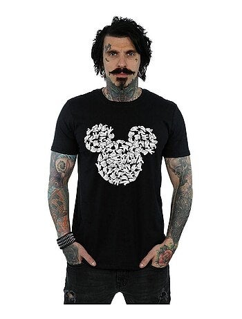 Disney - Camiseta Head Of Hands de Mickey Mouse para Hombre