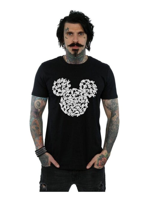 Disney - Camiseta Head Of Hands de Mickey Mouse para Hombre - Kiabi