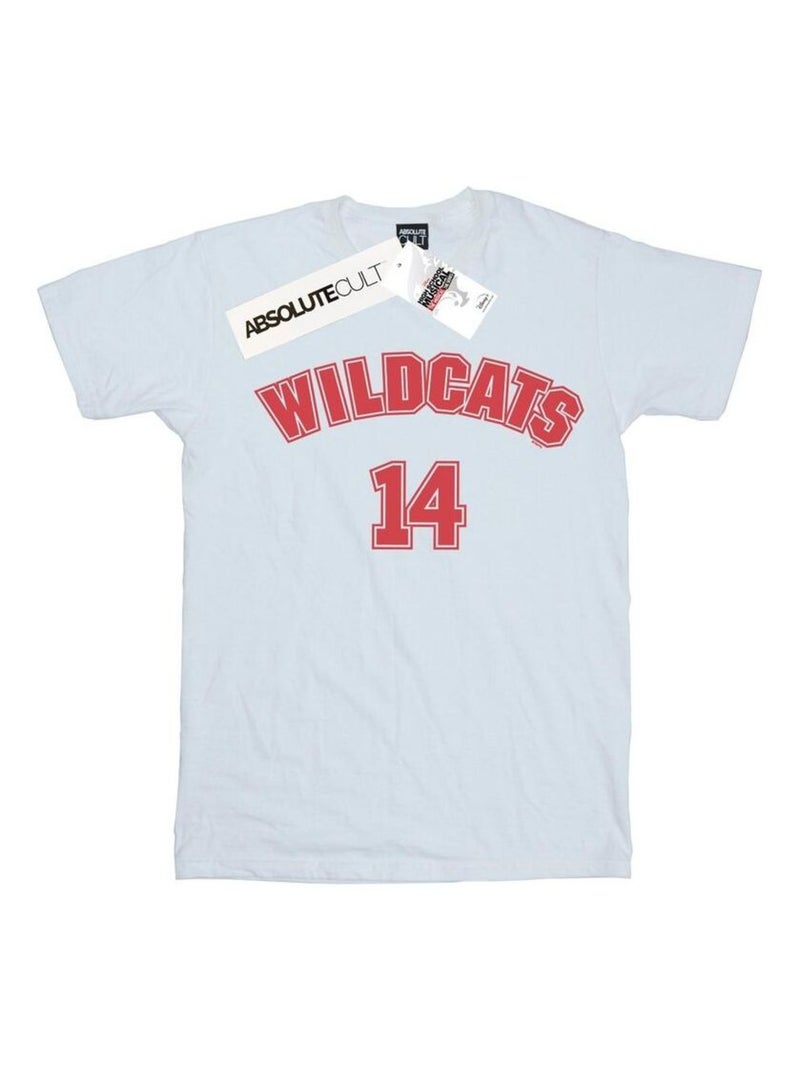 Disney - Camiseta High School Musical The Musical Wildcats 14 para Hombre Blanco - Kiabi