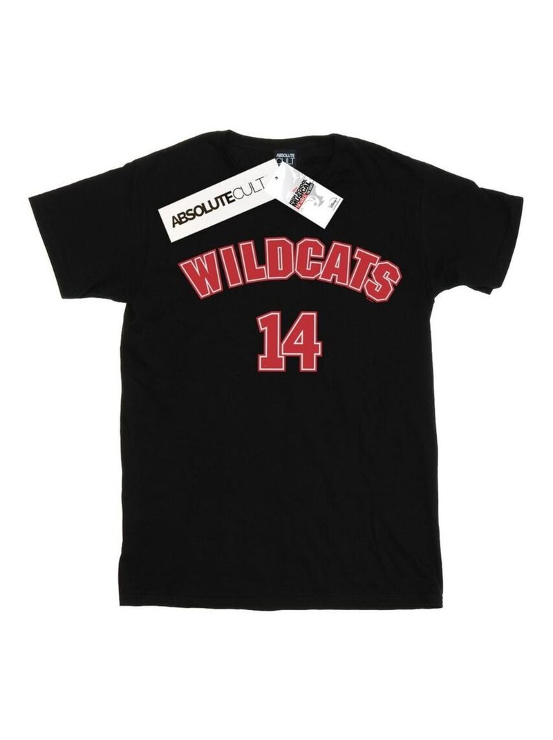 Disney - Camiseta High School Musical The Musical Wildcats 14 para Hombre Negro - Kiabi