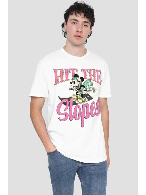 Disney - Camiseta Hit The Slopes de Mickey Mouse para Hombre - Kiabi