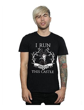 Disney - Camiseta I Run This de Maleficent para Hombre