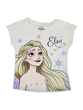 Disney - Camiseta manga corta Frozen niña