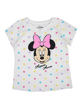 Disney - Camiseta manga corta Minnie niña