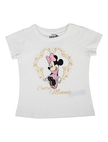 Disney - Camiseta manga corta Minnie niña