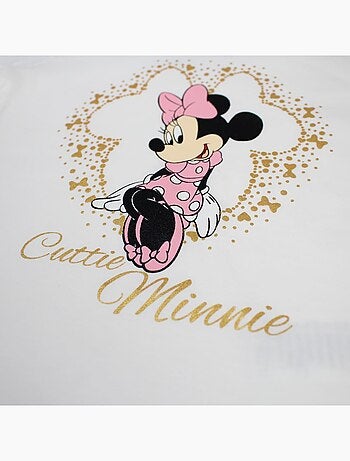Disney - Camiseta manga corta Minnie niña