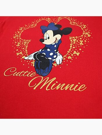 Disney - Camiseta manga corta Minnie niña