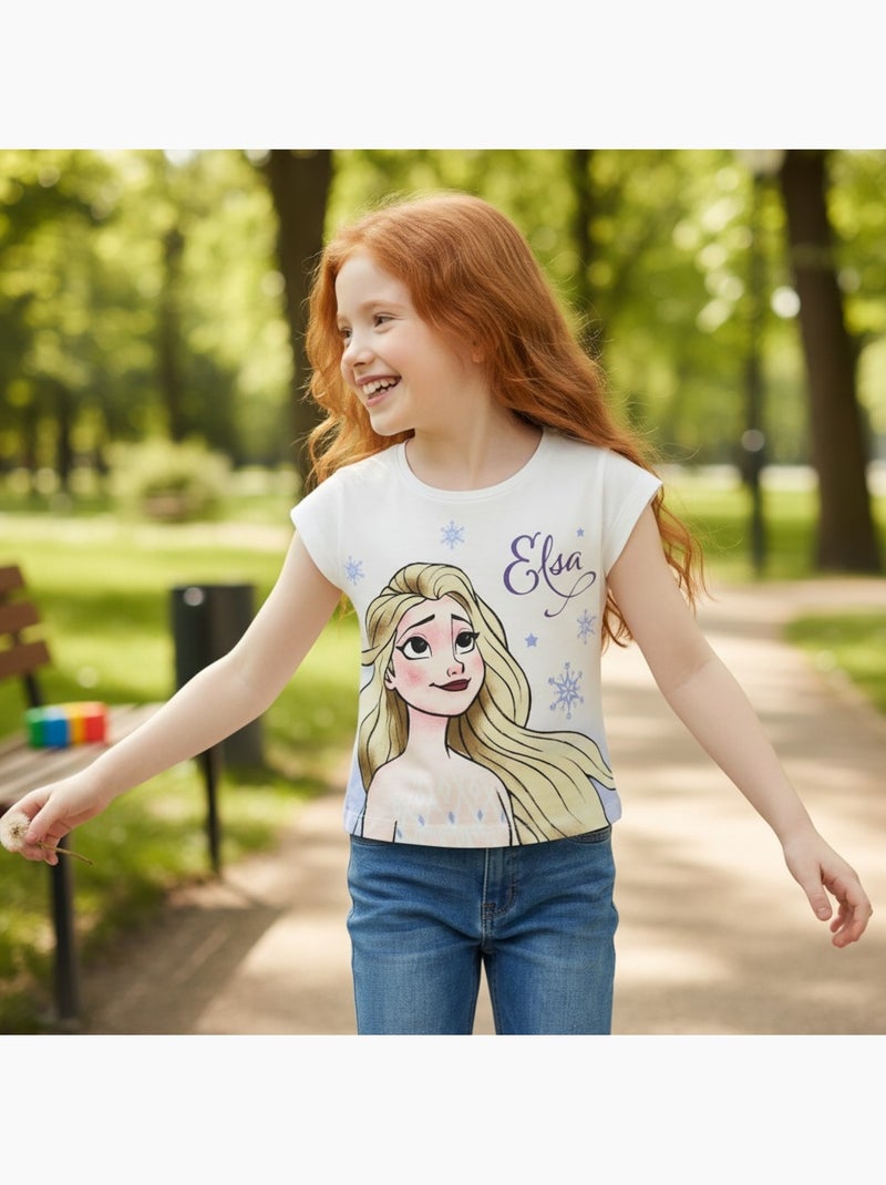 Disney - Camiseta manga corta niña Beige - Kiabi