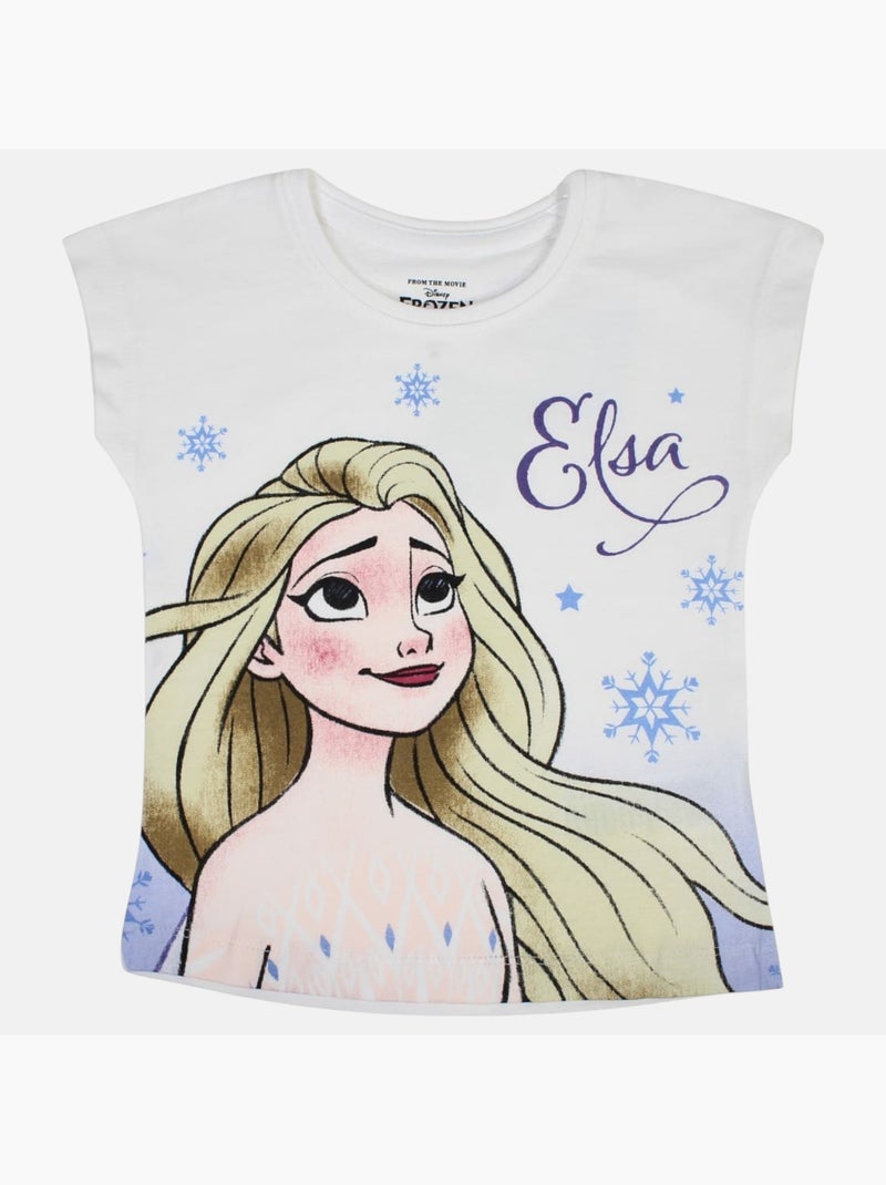 Disney - Camiseta manga corta niña Blanco - Kiabi