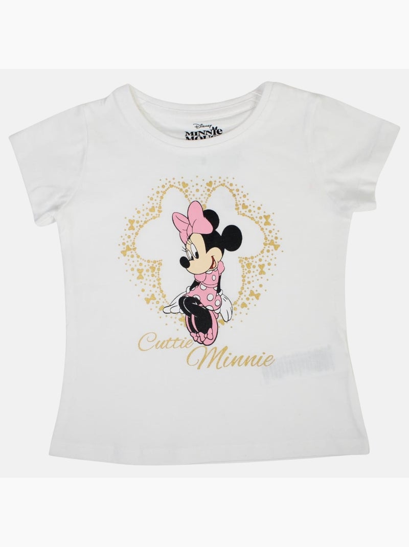 Disney - Camiseta manga corta niña Blanco - Kiabi