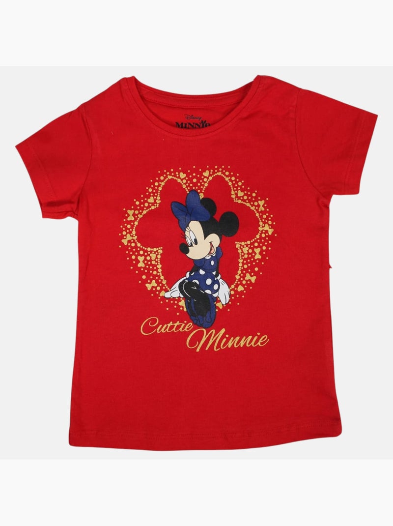 Disney - Camiseta manga corta niña Rojo - Kiabi