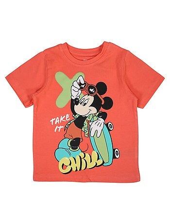 Disney - Camiseta manga corta niño Mickey
