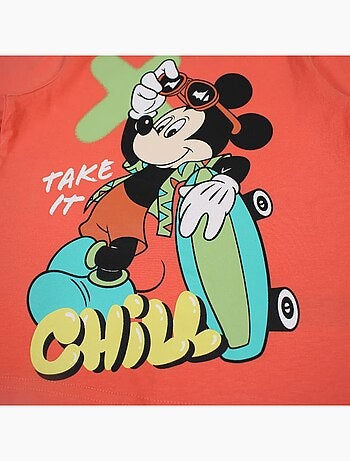 Disney - Camiseta manga corta niño Mickey