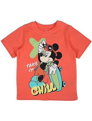 Disney - Camiseta manga corta niño Mickey