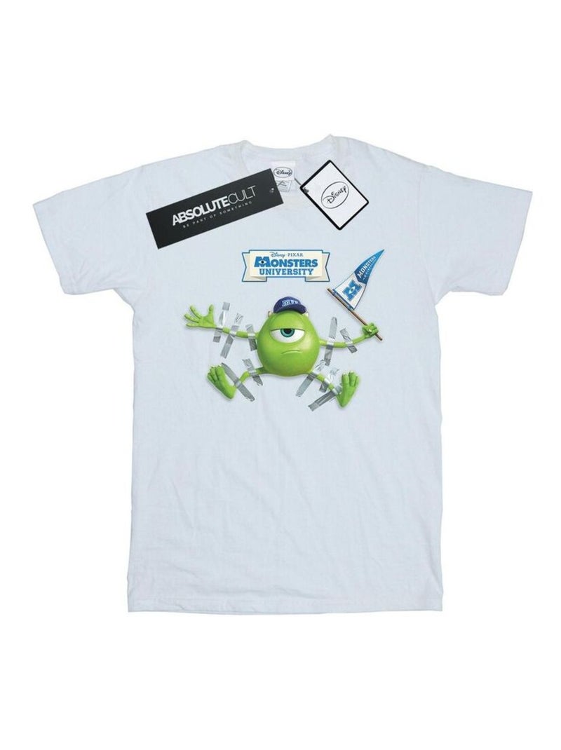 Disney - Camiseta Monsters University de Miguel para Hombre Blanco - Kiabi
