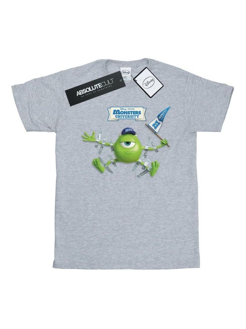 Disney - Camiseta Monsters University de Miguel para Hombre Gris jaspeado - Kiabi