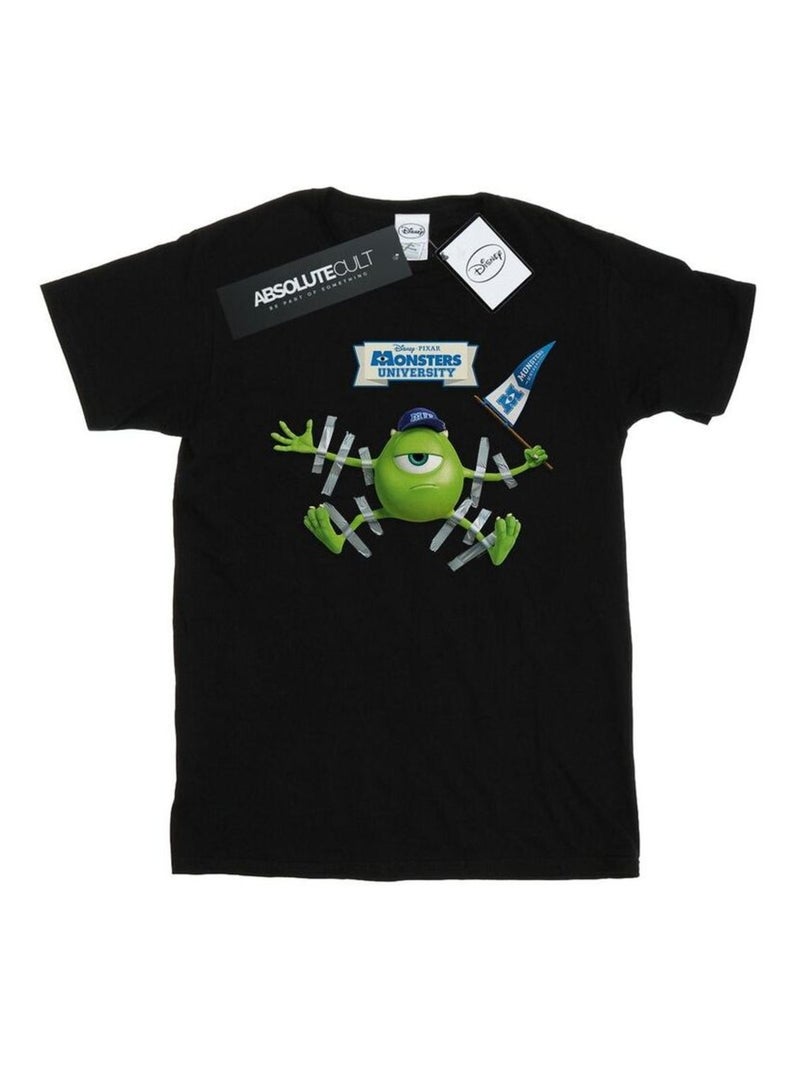 Disney - Camiseta Monsters University de Miguel para Hombre Negro - Kiabi
