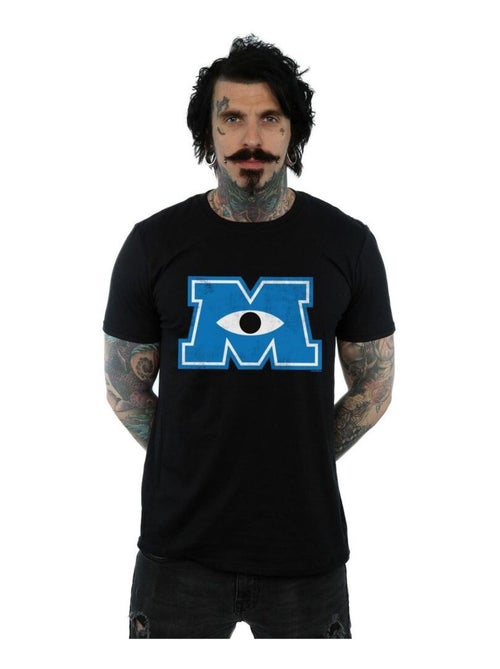 Disney - Camiseta Monsters University Monster M Emblema de Monstruo para Hombre - Kiabi