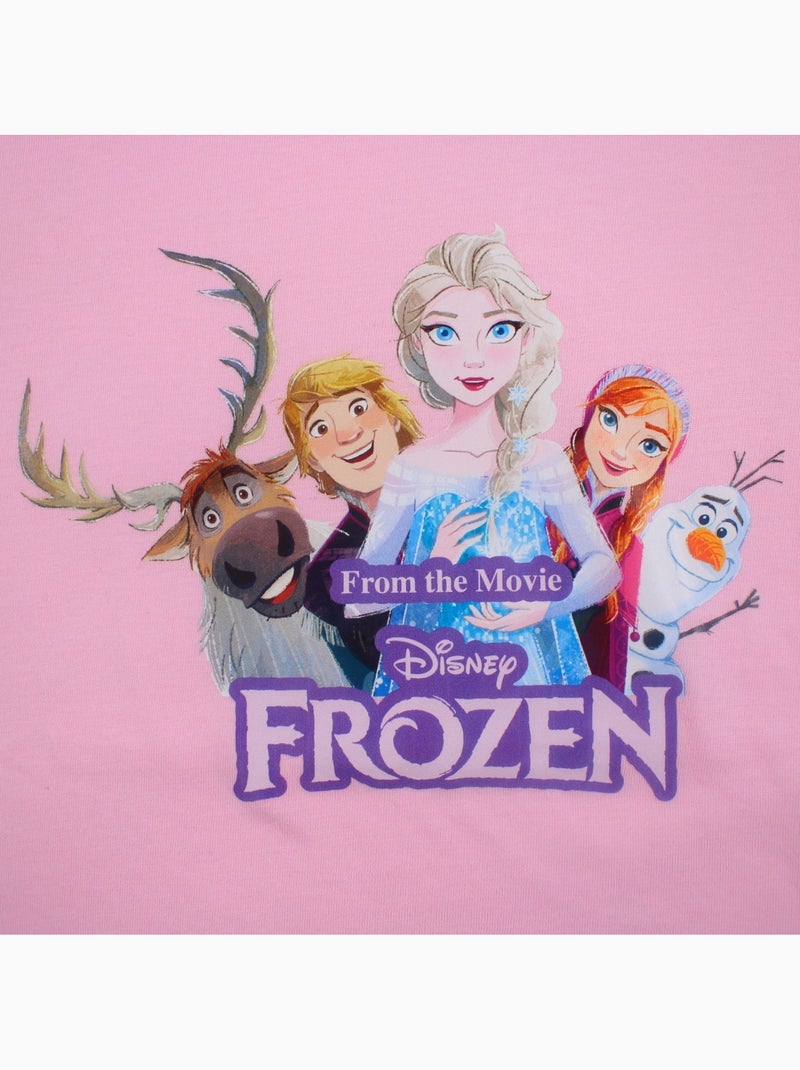 Disney - Camiseta niña Frozen Rosa claro - Kiabi