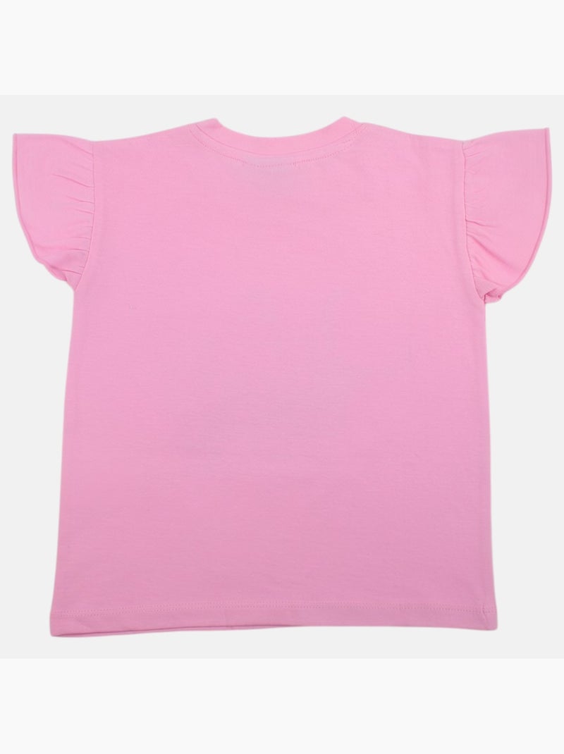 Disney - Camiseta niña Frozen Rosa claro - Kiabi