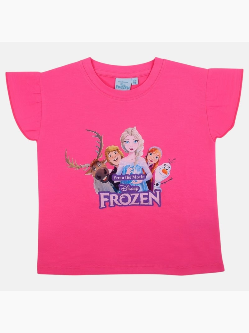 Disney - Camiseta niña Frozen Rosa - Kiabi