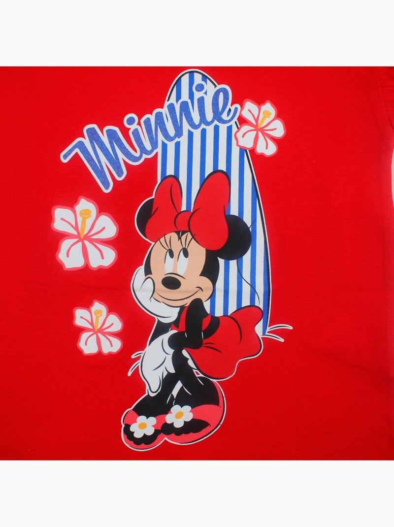 Disney - Camiseta niña Minnie Rojo - Kiabi