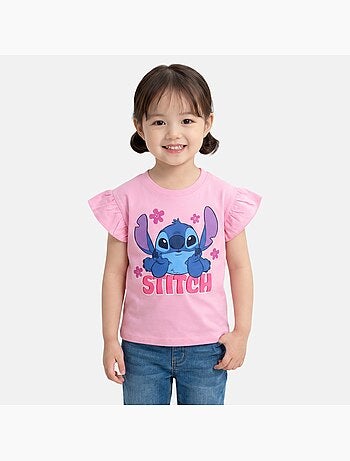 Disney - Camiseta niña Stitch