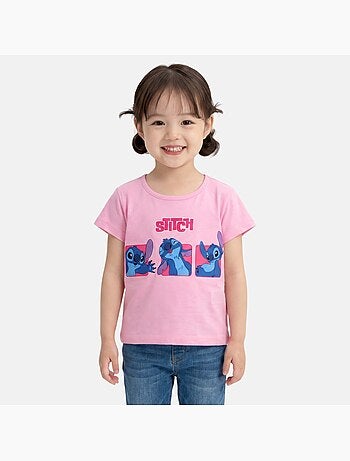 Disney - Camiseta niña Stitch