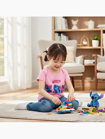 Disney - Camiseta niña Stitch