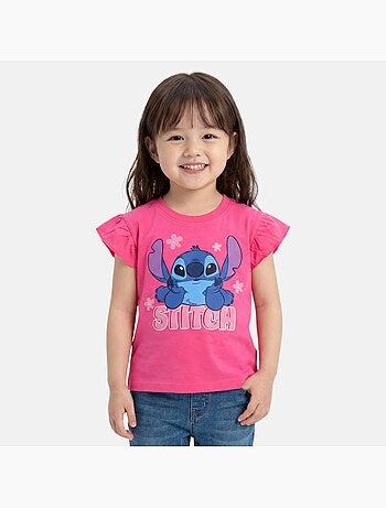 Disney - Camiseta niña Stitch