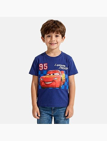 Disney - Camiseta niño Cars Lightning McQueen