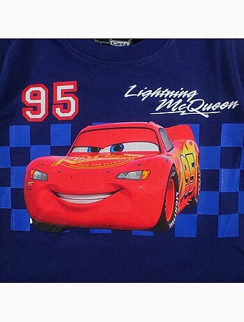 Disney - Camiseta niño Cars Lightning McQueen
