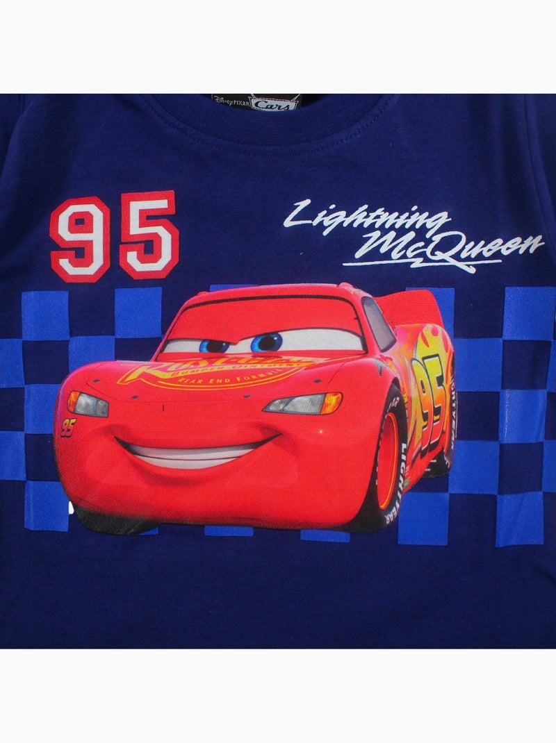 Disney - Camiseta niño Cars Lightning McQueen Azul marino - Kiabi