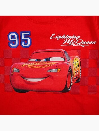 Disney - Camiseta niño Cars Lightning McQueen