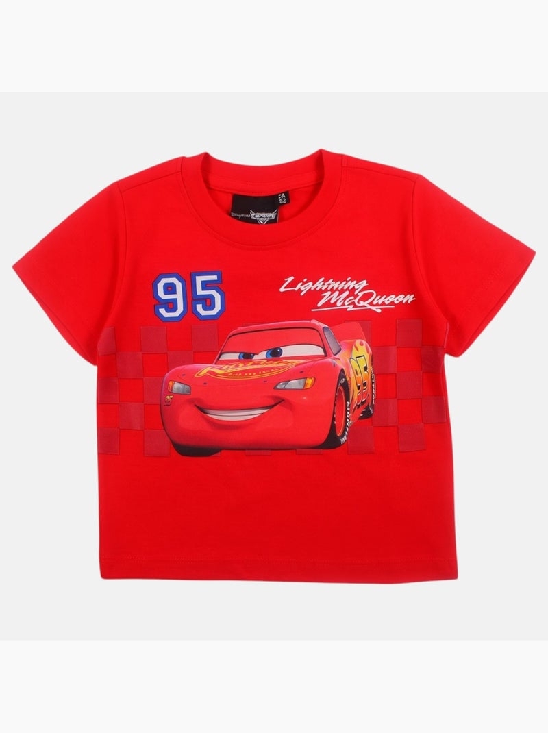 Disney - Camiseta niño Cars Lightning McQueen Rojo - Kiabi