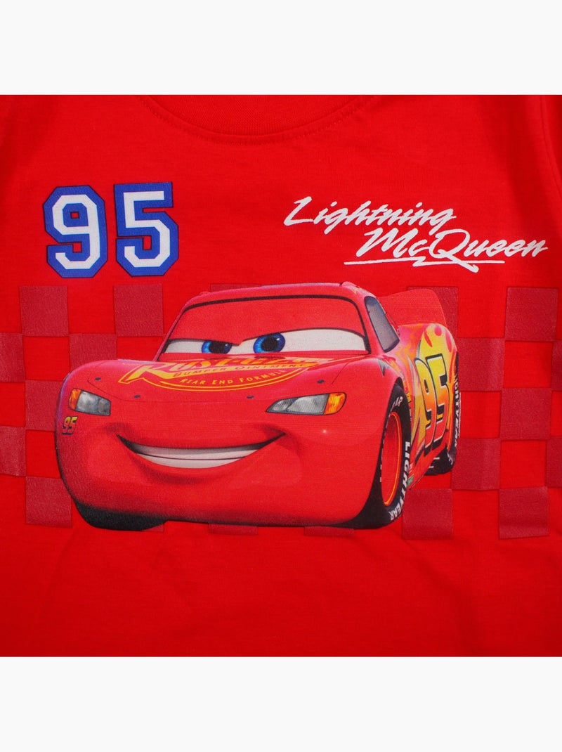 Disney - Camiseta niño Cars Lightning McQueen Rojo - Kiabi