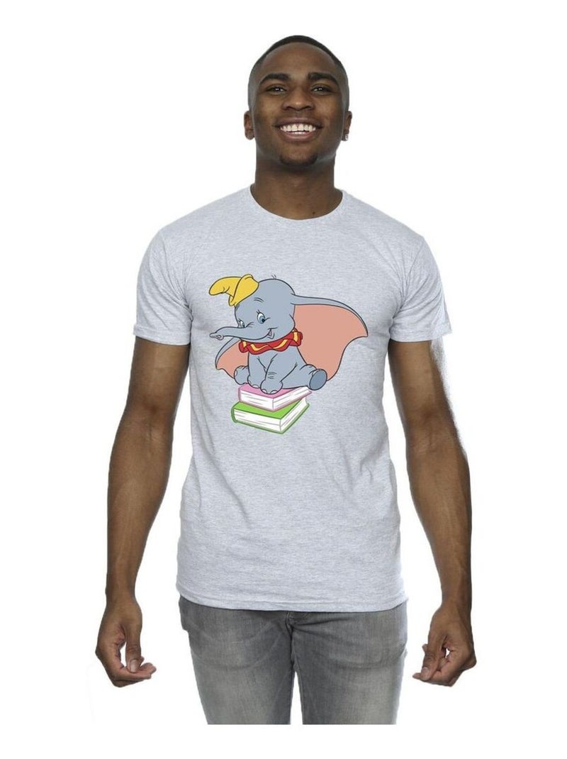 Disney - Camiseta Sitting On de Dumbo para Hombre Gris jaspeado - Kiabi