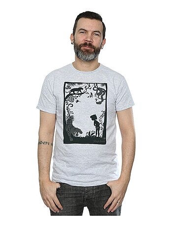 Disney - Camiseta The Jungle Book Póster de Silueta para Hombre