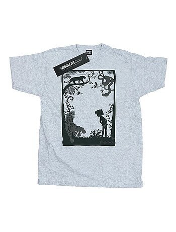 Disney - Camiseta The Jungle Book Póster de Silueta para Hombre