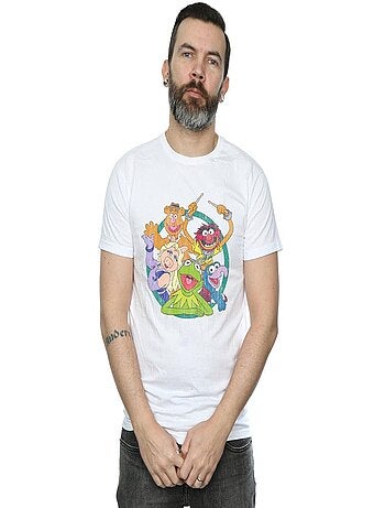 Disney - Camiseta The Muppets Círculo de Grupo para Hombre